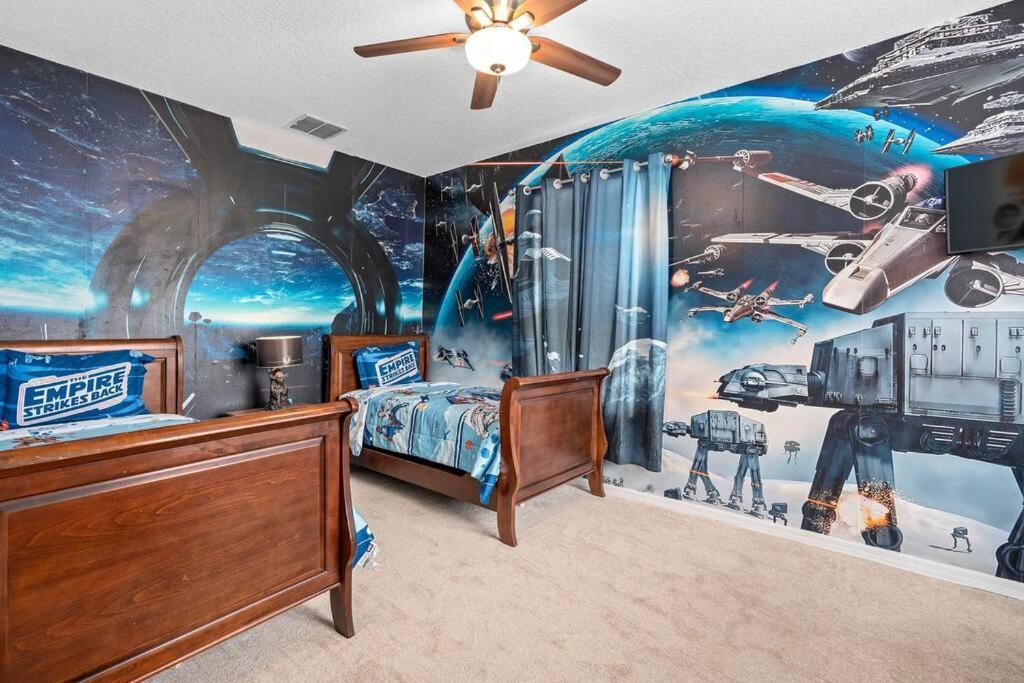Lakeview W/8 Bedroom 5 Kingsuite 3 Miles To Disney キシミー エクステリア 写真