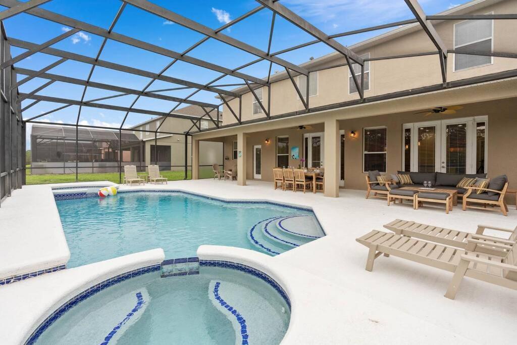 Lakeview W/8 Bedroom 5 Kingsuite 3 Miles To Disney キシミー エクステリア 写真